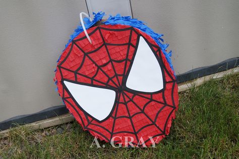 Spiderman Birthday Party Decorations, Marvel Party, Birthday Pinata, Deco Ballon, Spiderman Theme, Piñata Ideas, Spiderman Birthday Party, Diy Pinata, Avengers Party