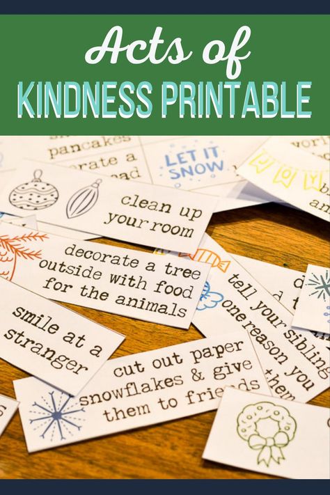 Print your own acts of kindness printable for your kids for the holidays. This blank template is perfect for advent calendars, acts of kindness leading up to Christmas, and more. See more ideas for the holiday advent season on the blog. Acts Of Kindness For Kids Christmas, 25 Acts Of Kindness Christmas Kids, 25 Days Of Kindness Christmas Kids, Advent Acts Of Kindness For Kids, Acts Of Kindness For Preschoolers, Advent Kids Ideas, Christmas Advent Calendar For Kids Acts Of Kindness, Advent Calendar Notes For Kids, Advent Calander Ideas For Kids