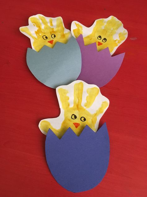 Egg Handprint Art, Easter Crafts For Toddlers Handprints, Easter Infant Crafts, Easter Daycare Crafts, Egg Crafts For Toddlers, Easter Art For Infants, Easter Toddler Crafts, Easter Handprint Art, Easter Handprint Crafts