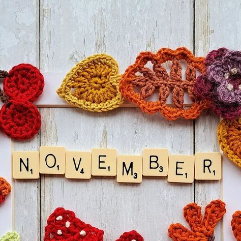 Chris Norrington on Instagram: "🍄🍂November 🍂🍄 🧡🍄🍁🍂🧡🍄🍁🍂🧡🍄🍁🍂 I love November! It's such a cosy month...time to light the candles and snuggle under crochet blankets 💗 I'm looking forward to sharing some more crochet inspiration with you this month 🥰 🧶 Patterns are from my book Crochet Collage Garden (links in bio) published by David&Charles . . #november #crochet #crochetinspiration #crochetcollagegarden #crochetcommunity #autumnvibes🍁 #iloveautumn #crochetflower #fallingforfall #autumnaesthetic #fallcolors" November Crochet, Book Crochet, Crochet Inspiration, Crochet Blankets, Autumn Aesthetic, Fall Vibes, Looking Forward, Crochet Flowers, Fall Colors