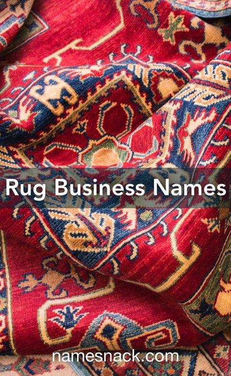 10 unique name ideas for your rug business start-up. Rug Business Name Ideas, Creative Business Names List, Unique Name Ideas, Rug Business, Free Logos, Elegant Names, Catchy Names, Unique Name, Carpet Shops