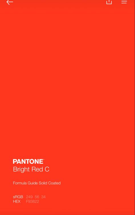 Pantone Red Orange, Red Branding Color Palette, Red Orange Color Palette, Restaurant Branding Identity, Pantone Orange, Pantone Red, Yellow Pantone, Pantone Color Chart, Pantone Swatches