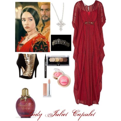 Juliet Capulet Outfit, Faerie Fashion, Lady Capulet, Juliet Capulet, Medieval Fantasy, Romeo And Juliet, Fantasy Clothing, Polyvore Outfits, Dark Fantasy