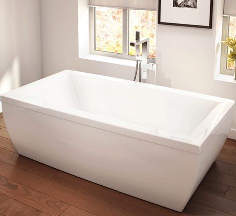 undefined Freestanding Jetted Tub, Master Tub, Modern Tub, Jacuzzi Bathtub, Bath Tile, Air Tub, Cabin Bathroom, Jetted Bath Tubs, Stand Alone Tub