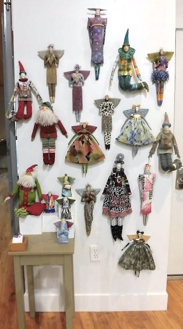 Art Dolls & Textiles by Jennifer Gould: 2022 Ugly Dolls Diy, Drawn Faces, Wool Fairy, Fabric Art Doll, Sculpture Textile, Assemblage Art Dolls, Textile Art Dolls, Sculpted Doll, Ugly Dolls