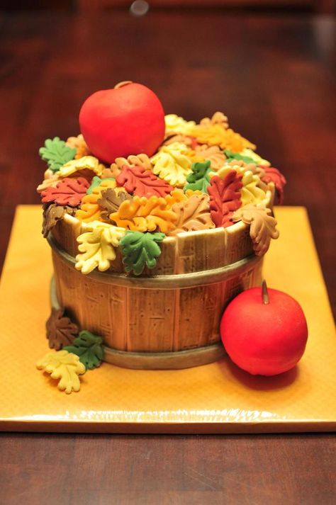 Barrel Cake, Double Chocolate Cake, Apple Spice Cake, Thanksgiving Cakes, Pistachio Cream, Sculpted Cakes, Gateaux Cake, Fall Cakes, 22 December