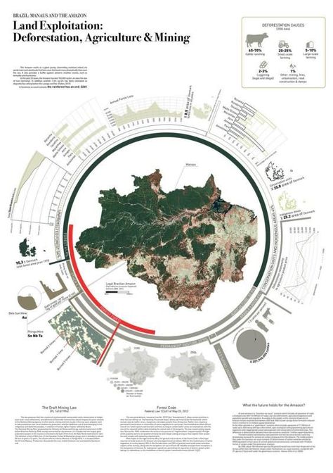 Amazon Infographic, Architecture Diagrams, House Garden Landscape, Urban Analysis, Urban Design Graphics, Architecture Mapping, Information Visualization, Data Visualization Design, Architecture Presentation Board