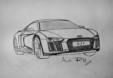 Ride in Style: Unveiling the Latest Cars Audi Car Drawing, Audi R8 Drawing, Audi Drawing, Audi Tattoo, Audi Art, Audi R8 Car, Spider Web Craft, Car Drawing Easy, Supercars Wallpaper