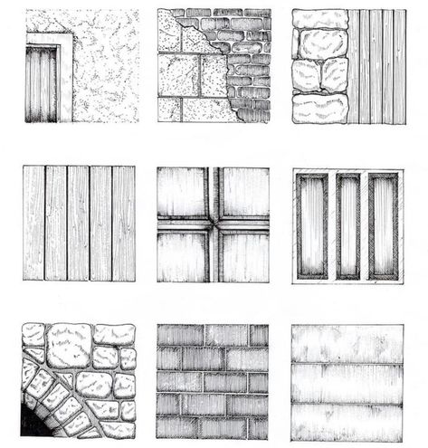 Texture Sketch, Beginner Drawing Lessons, Texture Drawing, Pen Art Drawings, Color Schemes Colour Palettes, Design Basics, Interior Sketch, Architecture Drawing Art, Material Textures