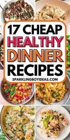 Cheap Dinner Recipes Healthy, Cheap Healthy Dinners, Dinners Ideas, Nutritious Dinner, Quick Easy Healthy Meals, Resep Pasta, Easy Healthy Dinner Recipes, Recipes Healthy Dinner, Quick Easy Recipes