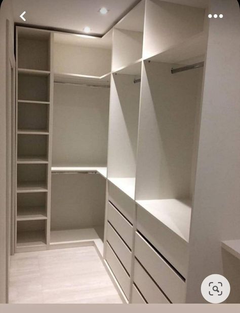 Narrow Closet Design, Narrow Closet, Small Dressing Rooms, Dressing Room Closet, Walking Closet, Dream Closet Design, Closet Design Layout, Walk In Closet Design, Closet Renovation