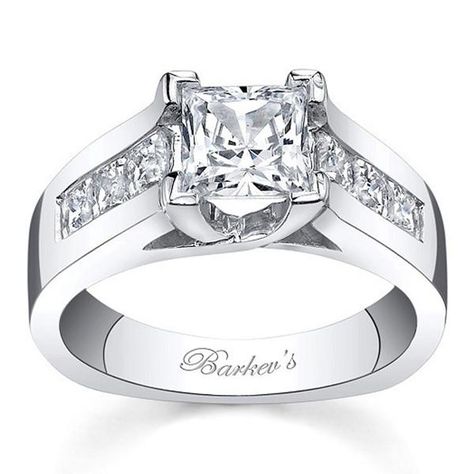 Channel Set Diamond Engagement Ring, Wedding Rings Princess Cut, Diamond Ring Princess Cut, Princess Cut Gold, Beautiful Wedding Rings, Princess Cut Engagement Rings, Princess Cut Rings, Princess Cut Diamond, Beautiful Engagement Rings