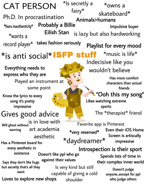 Isfp Things, Isfp Compatibility, Isfp T Aesthetic, Isfp Personality Quotes, Isfp Quotes, Isfp Character, Isfp Memes, Isfp Core, Isfp Aesthetic