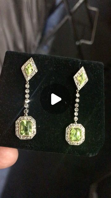 John Joseph on Instagram: "Just in rare to find genuine Edwardian platinum diamond emerald peridot drop earrings 1910c JohnJoseph bada lapada" Jewelry Wishlist, Platinum, Emerald, Drop Earrings, On Instagram, Instagram