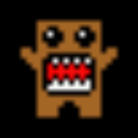 domo / domo-kun Aesthetic Icons Iphone, Custom Cast, Music App, Black Music, App Icon, Pixel Art