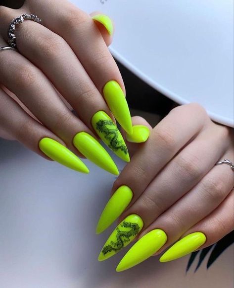 40 Amazing Valentine Nail Design for 2023 Neon Summer Nails, Summer Nails 2024, Neon Summer, Neon Green Nails, Shellac Manicure, Nail Designs Valentines, Matte Nails Design, Grunge Nails, Glow Nails