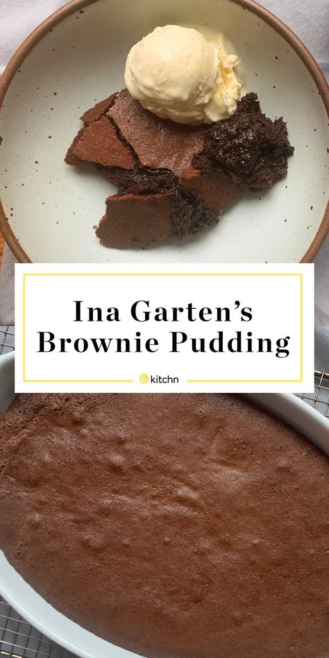 Brownie Pudding, Ina Garten Recipes, Dessert Dips, Pudding Desserts, Baking Sweets, How Sweet Eats, Single Serve, Eat Dessert, Brownie Recipes