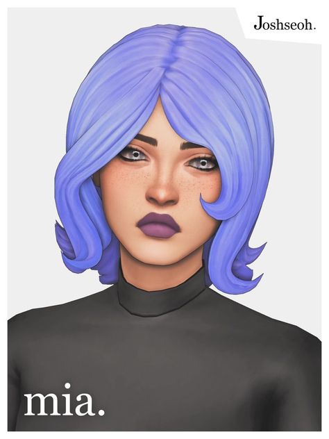 Mia Hair (Hair Commissions) | Patreon Sims 4 Decades Challenge, Halloween City, Mod Hair, Sims Four, Pigtail Hairstyles, Sims Hair, Sims 4 Collections, Hair Flip, Sims 4 Cc Finds