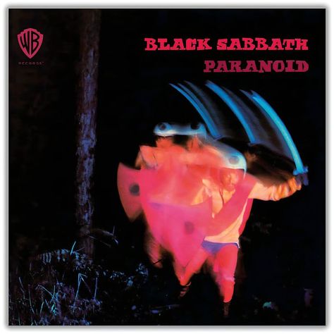 Black Sabbath's Paranoid album cover Master Of Reality, Bill Ward, Van Morrison, Cat Stevens, Jethro Tull, Paul Simon, Creedence Clearwater Revival, Iggy Pop, Metal Albums