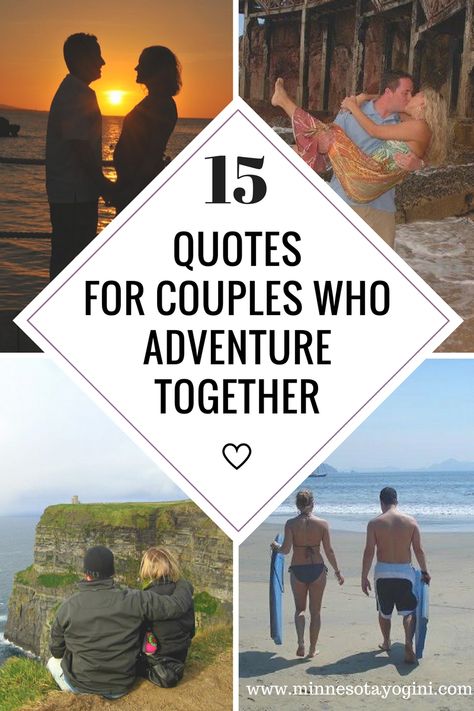 15 Quotes for Couple Who Adventure Together #quotes #love #wanderlust #travel #lovequotes #travelquotes #adventure #explore #lovers Travel Outfit Summer Airport, Travel Outfit Spring, Quotes For Couples, Quotes Adventure, Together Quotes, 15th Quotes, Travel Quotes Wanderlust, Cute Couple Quotes, Adventure Couple