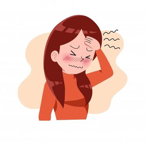 Let's know more about migraine. Causes, treatments, etc in just 5 minutes at 5 Minutes Medicine Stuffy Nose, Migraine Headaches, Neck Pain, Cartoon Style, Migraine, Headache, Girl Cartoon, Cartoon Styles, Premium Vector