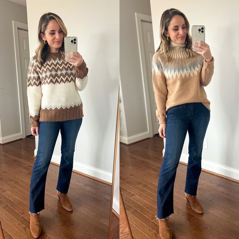 Petite-friendly ways to wear kick out crop jeans | cropped flare jeans outfits | petite style Kick Flare Jeans Outfit, Crop Jeans Outfit, Pumps And Pushups, Jeans Boots Outfit, Cropped Jeans Outfit, Flare Jeans Outfit, Jeans Outfit Fall, Jeans Outfit Winter, Flair Jeans