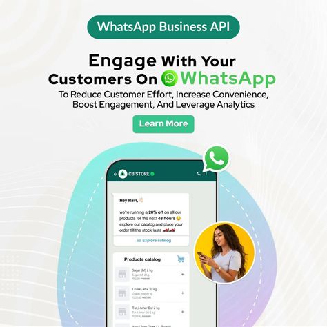 The WhatsApp Business API is essential for customer engagement and support. Integrating it into your business strategy improves customer interaction and drives growth. #WhatsAppBusinessAPI #WhatsAppMarketing Whatsapp Marketing Creative Ads, Whatsapp Template, Chatbot Design, Communication Illustration, Whatsapp Business, Whatsapp Marketing, Communication Board, Online Campaign, Digital Marketing Design