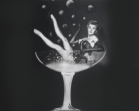 Champagne glass burlesque Vera Ellen, Vintage Burlesque, Vintage Champagne, Hollywood Actress, Va Va Voom, Hollywood Glam, Vintage Pinup, Cocktail Glass, Vintage Glamour