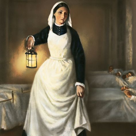 Florence Nightingale is known as the "lady with the lamp" and founder of modern nursing. Learn more about her here. Vintage Nurse Tattoo, Florence Nightingale Lamp, History Of Nursing, Doctor Of Nursing Practice, Dr Quinn Medicine Woman, Nursing History, Nurse Tattoo, Thank You Nurses, Nurse Aesthetic