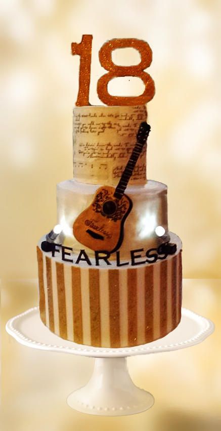 Fearless Cake, Fearless Birthday Party, Taylor Swift Cake, 18th Cake, Cake Boutique, Taylor Swift Birthday, Princess Vibes, Taylor Swift Inspired, 18th Birthday Cake