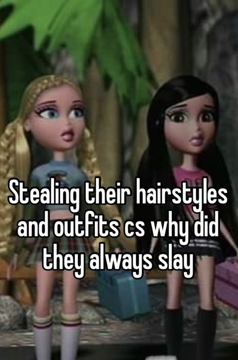 Bratz Whisper, Bratz Quotes, Bratz Doll Collection, Bratz Hair, Bratz Hairstyles, Bratz Mood, Bratz Core, 2000s Bratz, Bratz Aesthetic