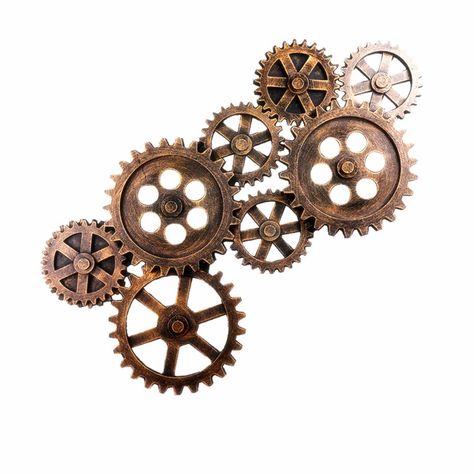 PRICES MAY VARY. ZQYR Wooden Industrial Steampunk Style Gear Wheel Wall Decoration,Vintage Gear Wheel Art Craft Wall Decor for Home/bar/Office Hotel/Cafe/resturant,Hexagon Features:1. Vintage steampunk style gear wheel is a simple way to bring more Industrial feel for your space.2. Fits well into your home style for your DIY project it is best item to Show your style.3. Use in Indoor Walls or hallway. It will instantly become the most unique piece in your home.4. Anyone that appreciates industri Steampunk Party Decorations, Steampunk Diy Crafts, Craft Wall Decor, Steampunk Party, Steampunk Items, Steampunk Wall, Gear Wheels, Americana Art, Craft Wall