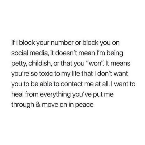 Peace At Last, No Contact, Good Quotes For Instagram, You Dont Want Me, Toxic Relationships, People Quotes, Move On, Social Media Quotes, Be Yourself Quotes