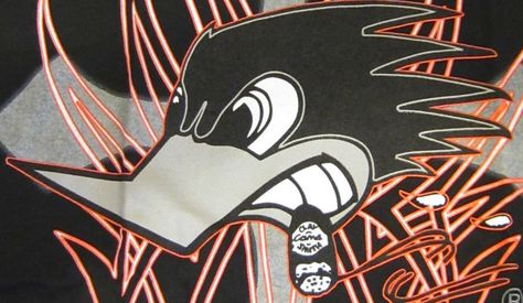 Mr. Horsepower in Black.   Clay Smith Cams Hot Rod Shop.  Good Cover up Tattoo Idea Mr Horsepower Tattoo, Cool Sleeve Tattoos, Mr Horsepower, Pinstriping Designs Old School, Helmet Pinstriping, Motorcycle Pinstriping, Clay Smith, Motorcycle Pinstripe Ideas, Pinstripe Motorcycle Tank