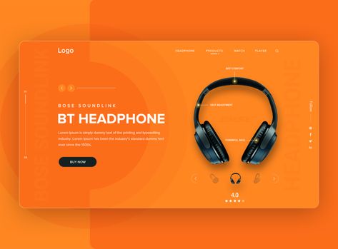 Landing Page For music lovers. Design For Music, Best Banner Design, Website Banner Design, Logos Retro, Banner Design Layout, Behance Design, Gfx Design, Banner Design Inspiration, Creative Web Design