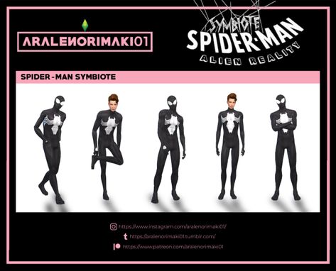 Symbiote Spider-Man Ts4 Spiderman Cc, Ts4 Cc Spiderman Suit, Spiderman Sims 4 Cc, Spiderman Symbiote Suit, Spider Man 2 Symbiote Suit, Ultimate Spider Man Symbiote, Symbiote Spiderman, Spiderman Cosplay, Spiderman Suits