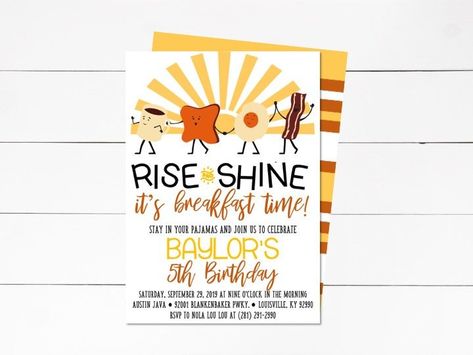 Breakfast Invitation, Bday Brunch, Party Breakfast, Birthday Breakfast Party, Teacher Breakfast, Breakfast Birthday, Breakfast Meeting, Back To School Breakfast, Employee Rewards