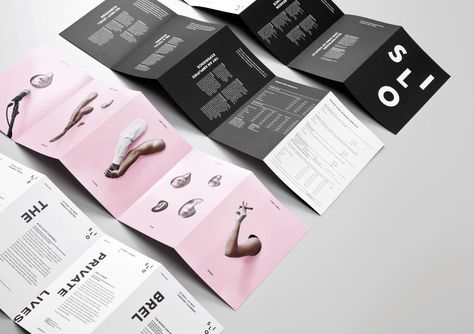 Silo Theatre identity | Best Awards Leaflet Layout, Brochure Folds, Design Print Layout, 보고서 디자인, Pamphlet Design, Brochure Layout, Publication Design, Company Branding, Design Posters