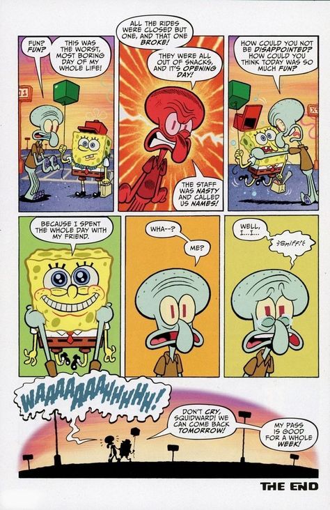 Spongebob Official Art, Spongebob X Squidward Comic, Spongebob Fanart, Spongebob Anime, Spongebob Comics, Spongebob Art, Spongebob Friends, Love So Pure, Spongebob Squidward