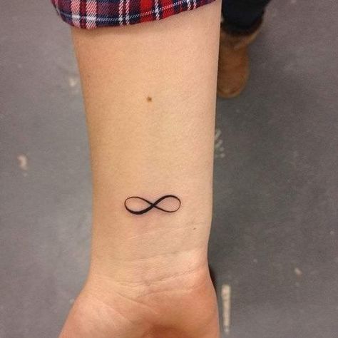 Small Infinity Tattoos, Infinite Tattoo, Tattoo Infinity, Infinity Tattoo With Feather, Infinity Tattoo On Wrist, Cute Tattoos On Wrist, Infinity Tattoo Designs, Tattoos Infinity, Symbol Tattoo