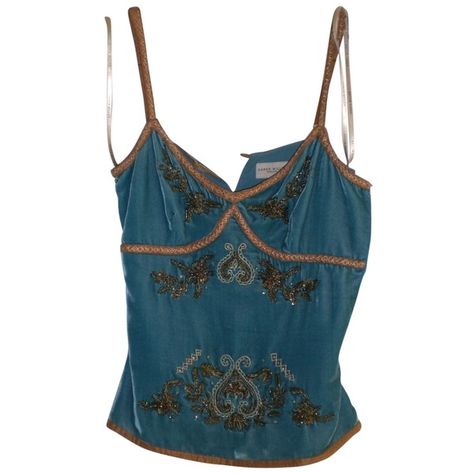 Pre-owned Karen Millen Embroidery Velvet Top Turquoise/Green ($59) ❤ liked on Polyvore featuring tops, shirts, green, turquoise tank top, blue camisole, green shirt, velvet shirt and cami tank top Embroided Top, Blue Velvet Shirt, Turquoise Clothes, Embroidery Shirts, Green Cami, Blue Embroidered Top, Turquoise Shirt, Turquoise Top, Embroidered Shirts