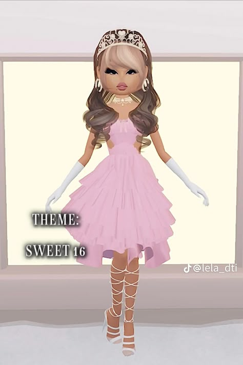 Dti Outfits Princesses, Dti Outfits Surrealism, Coquette Dress To Impress Roblox Game, Birthday Dti Outfit, Dress To Impress Birthday Theme, Pink Dress To Impress, Birthday Dress To Impress, Fashion Icon Dress To Impress, Dress To Impress Princess