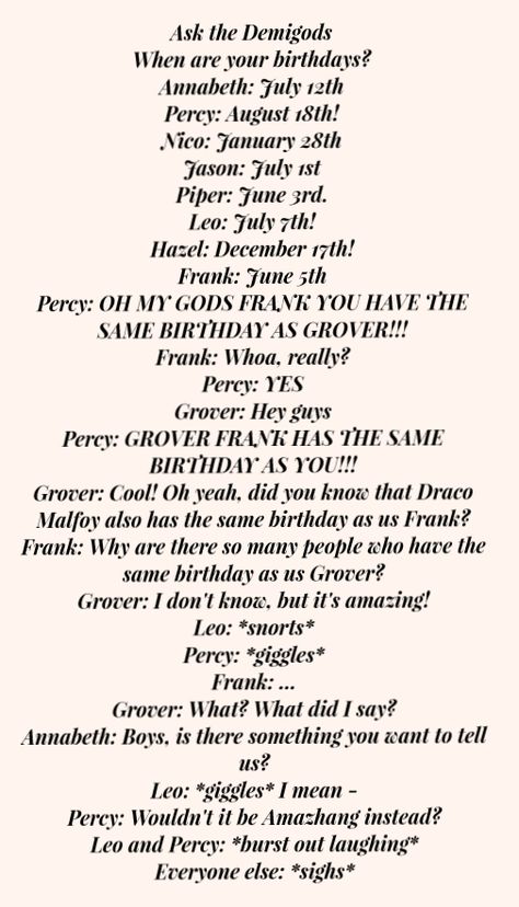 Annabeth's birthday is on 12 June not July.... Pjo Birthdays, Annabeth Birthday, Percy Jackson Head Canon, Pjo Hoo, Percy And Annabeth, Seaweed Brain, Percy Jackson Quotes, Percy Jackson Fan Art, Percy Jackson Characters