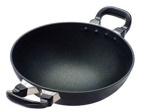 Hawkins Non-Stick Deep-Fry Pan (Kadhai), 22cm Prestige Pressure Cooker, Western Breakfast, Deep Frying Pan, Instant Oats, Deep Fry, Kitchen Organisation, Fry Pan, Cool Kitchen Gadgets, Non Stick