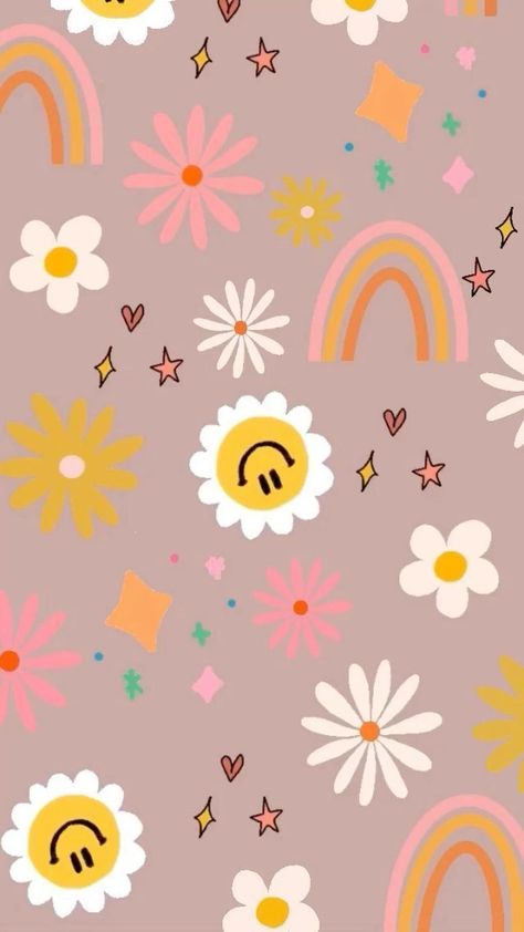 Wallpaper Cantik Iphone, Wallpaper Hippie, Iphone Wallpaper Preppy, Wallpaper Iphone Boho, Handy Wallpaper, Wallpaper Doodle, Iphone Wallpaper Pattern, Hippie Wallpaper, Iphone Wallpaper Themes