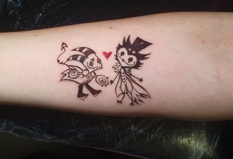 Stolitz Tattoo, Helluva Boss Tattoo Ideas, Stolas Tattoo, Hazbin Hotel Tattoo Ideas, Helluva Boss Tattoo, South Park Tattoo, Tattoo Ideas Matching, Boss Tattoo, Fandom Tattoos