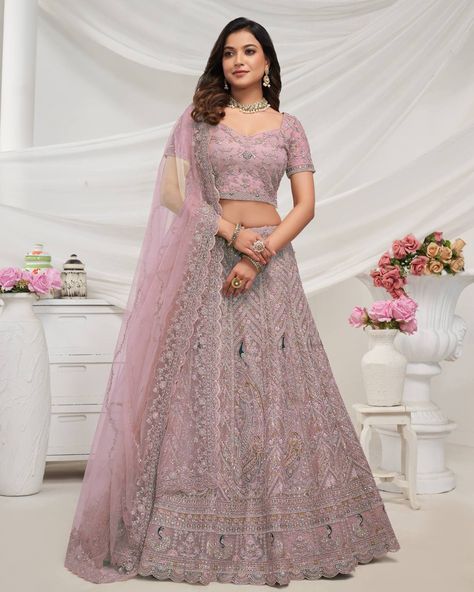 #HeavyLehenga #BridalDress #Bollywood #Glamorous CATALOG: 14180 Price Range Rs. 8599/- to 10599/- Just click on the link for any assistance: https://wa.me/919409462680 #post #reels #trending #trend #lengha #saree #Gown #kurti #weddinggown #designergown #weddinglengha #bridallengha #Partywear #bridal #indianlengha #instant #weddingcollection #Indianwer #desinge #celebstyle #indianfashion #Bollywoodfashion #Bollywoodstyle #dressseller #women #ShortKurti Anarkali Lehenga Gowns, Net Lehenga Choli, Heavy Lehenga, Anarkali Lehenga, Lehenga Choli Wedding, Bespoke Clothing, Lehenga Style, Net Lehenga, Pink Lehenga