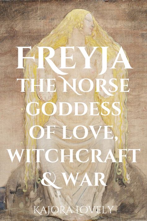 Freya Symbol Norse Mythology, Freyja Norse Goddess, Goddesses Of Love, Freyja Goddess Art, Freya Witchcraft, Freya Tattoo Ideas, Working With Freya, Freja Goddess, Freya Goddess Tattoo