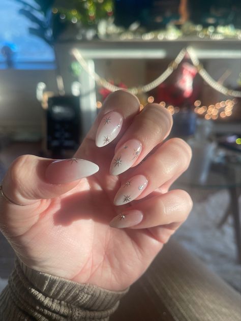 Pink + white ombre + swarovski crystal nails for the holidays Nails For The Holidays, Pink White Ombre, Swarovski Nails, White Ombre, Long Acrylic, Sparkle Nails, Holiday Sparkle, Simple Holidays, Crystal Nails