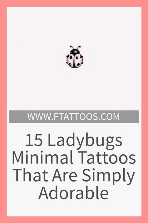 Discover 15 simply adorable ladybug minimal tattoos that blend charm and meaning, but which designs will capture your heart? Single Needle Ladybug Tattoo, Ladybug Finger Tattoo, Little Ladybug Tattoo, Fine Line Ladybug Tattoo, Tiny Ladybug Tattoo, Ladybug Tattoo Black And White, Dainty Ladybug Tattoo, Small Ladybug Tattoo, June Bug Tattoo